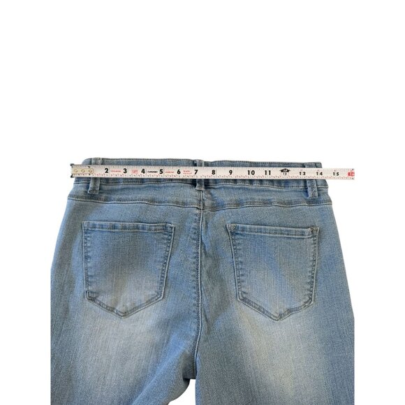 ARTISAN NY Embroidered Light Wash Ankle Jeans Size US 10 - Picture 9 of 9